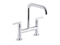 PURIST TWO-HOLE BRIDGE KITCHEN SINK FAUCET - robinsonco.ca