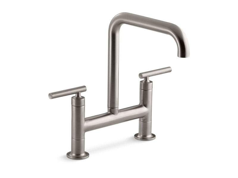 PURIST TWO-HOLE BRIDGE KITCHEN SINK FAUCET - robinsonco.ca