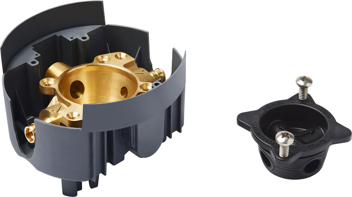 RITE-TEMP(R) VALVE BODY ROUGH-IN WITH PEX CRIMP CONNECTIONS