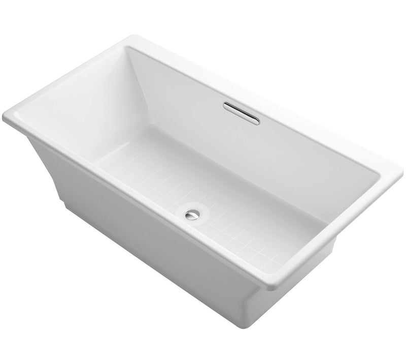 RÊVE® 67 X 36 INCHES FREESTANDING BATHTUB WITH BRILLIANT BLANC BASE