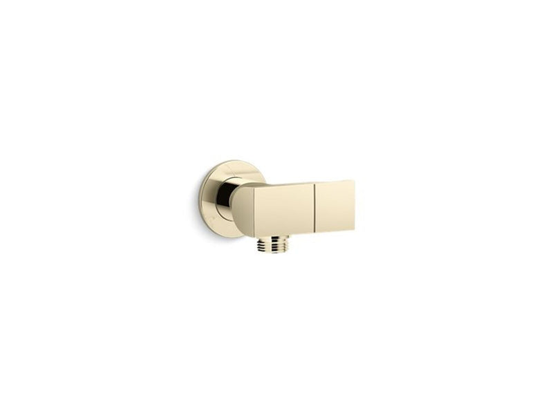 EXHALE WALL-MOUNT HANDSHOWER HOLDER WITH SUPPLY ELBOW AND CHECK VALVE - robinsonco.ca
