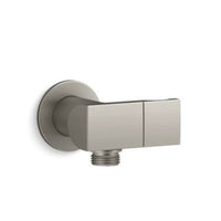 EXHALE WALL-MOUNT HANDSHOWER HOLDER WITH SUPPLY ELBOW AND CHECK VALVE