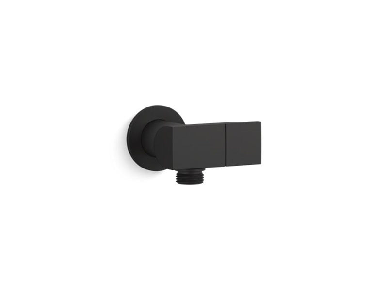 EXHALE WALL-MOUNT HANDSHOWER HOLDER WITH SUPPLY ELBOW AND CHECK VALVE - robinsonco.ca