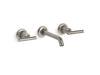 PURIST WIDESPREAD WALL-MOUNT BATHROOM SINK FAUCET TRIM WITH LEVER HANDLES, 1.2 GPM - robinsonco.ca