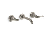 PURIST WIDESPREAD WALL-MOUNT BATHROOM SINK FAUCET TRIM WITH LEVER HANDLES, 1.2 GPM - robinsonco.ca
