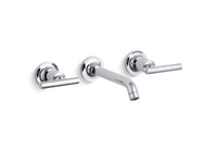 PURIST WIDESPREAD WALL-MOUNT BATHROOM SINK FAUCET TRIM WITH LEVER HANDLES, 1.2 GPM - robinsonco.ca