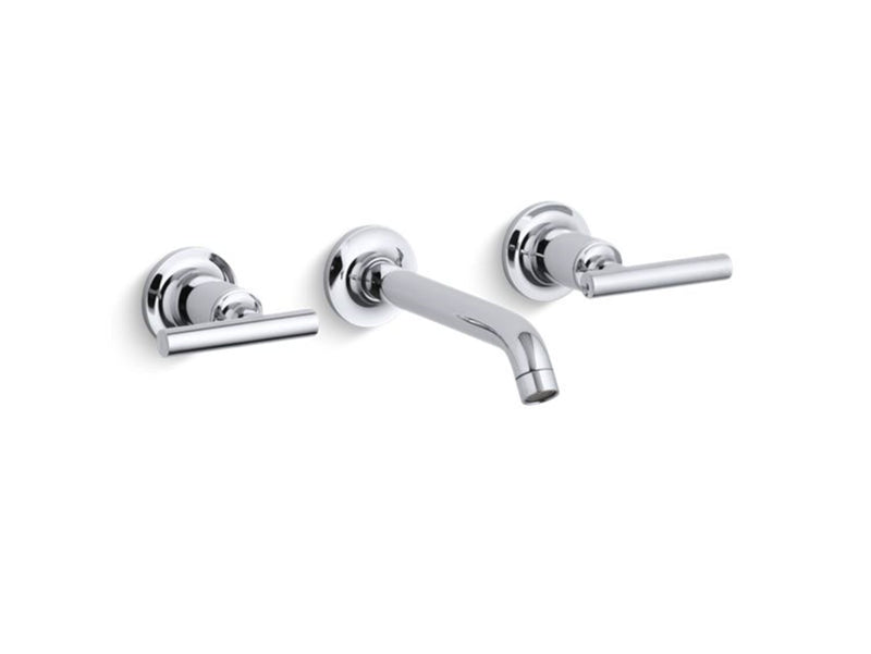 PURIST WIDESPREAD WALL-MOUNT BATHROOM SINK FAUCET TRIM WITH LEVER HANDLES, 1.2 GPM - robinsonco.ca