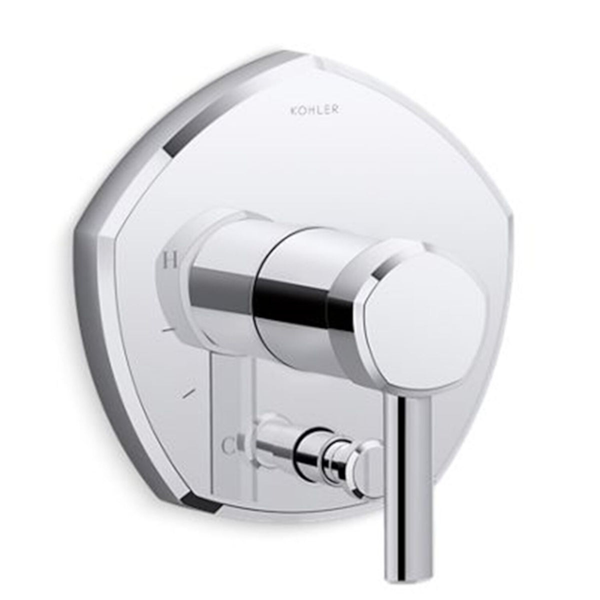 OCCASION® RITE-TEMP SHOWER VALVE TRIM WITH DIVERTER AND LEVER HANDLE - robinsonco.ca