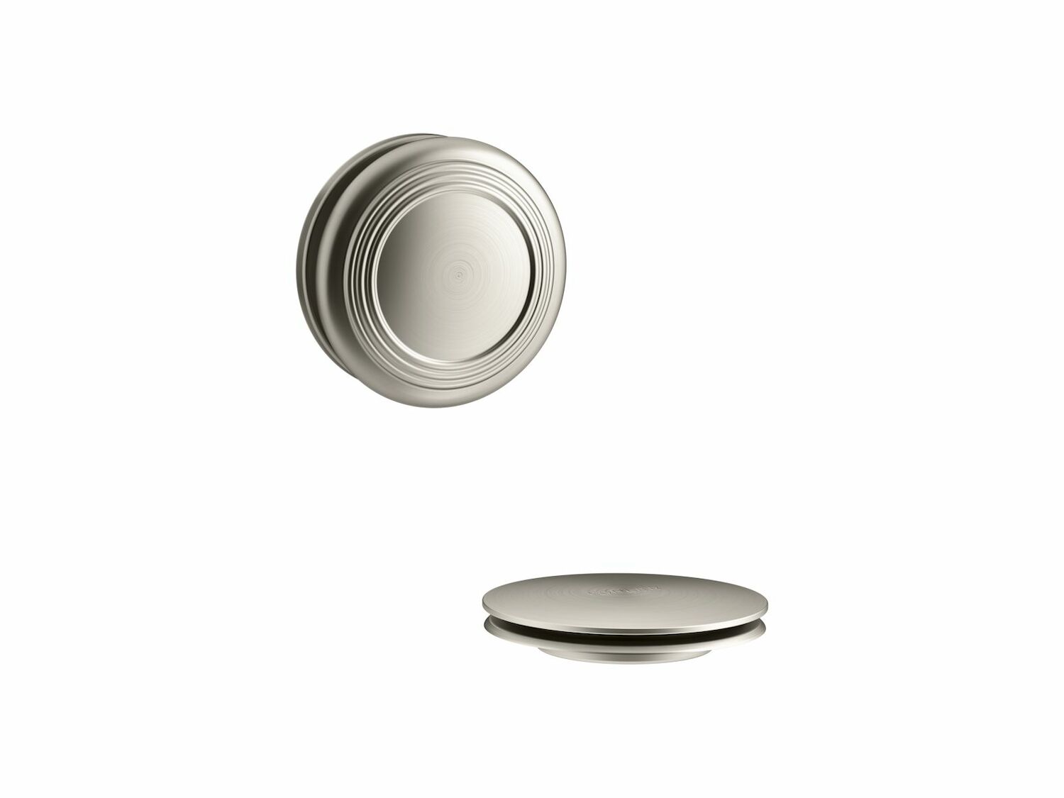 PUREFLO TRADITIONAL PUSH BUTTON BATH DRAIN TRIM