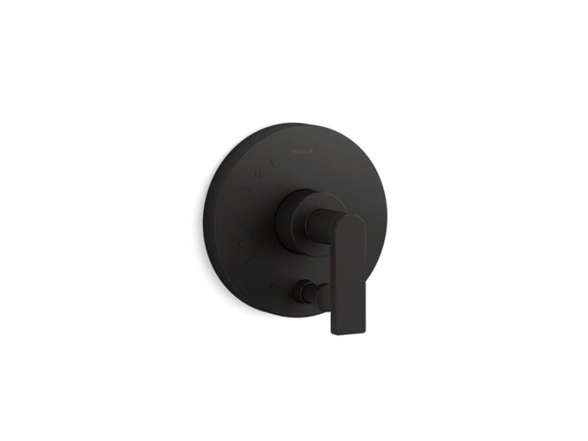 COMPOSED RITE-TEMP VALVE TRIM WITH PUSH-BUTTON DIVERTER AND LEVER HANDLE - robinsonco.ca