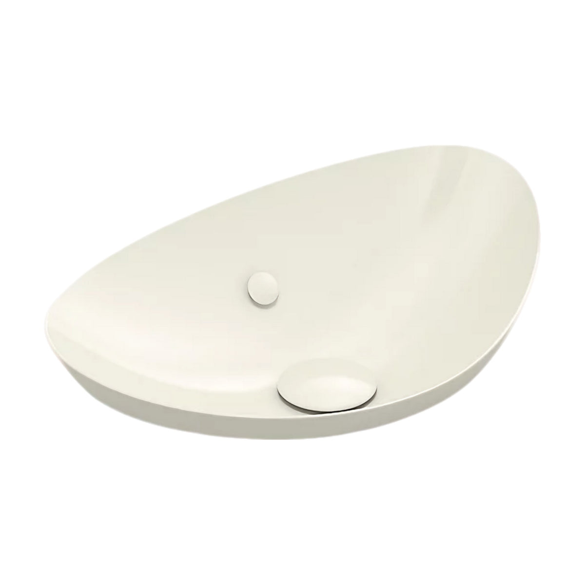 VEIL™ 21" OVAL SEMI-RECESSED VESSEL BATHROOM SINK - robinsonco.ca