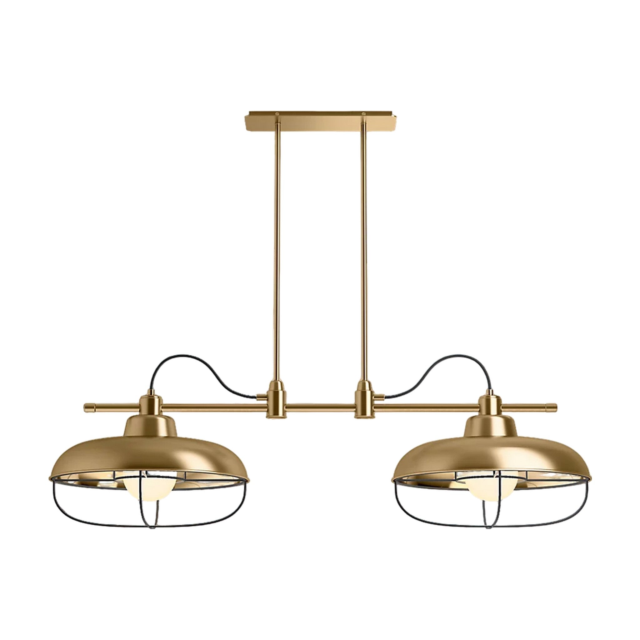 MODERN FARM 2-LIGHT LINEAR CHANDELIER XL - robinsonco.ca