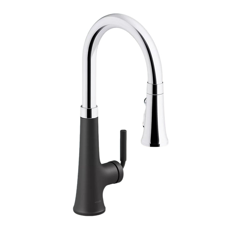 TONE TOUCHLESS PULL-DOWN KITCHEN SINK FAUCET WITH KOHLER® KONNECT™ AND 3-FUNCTION SPRAYHEAD - robinsonco.ca