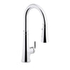 TONE TOUCHLESS PULL-DOWN KITCHEN SINK FAUCET WITH KOHLER® KONNECT™ AND 3-FUNCTION SPRAYHEAD - robinsonco.ca