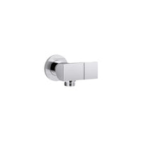 EXHALE WALL-MOUNT HANDSHOWER HOLDER WITH SUPPLY ELBOW AND CHECK VALVE - robinsonco.ca