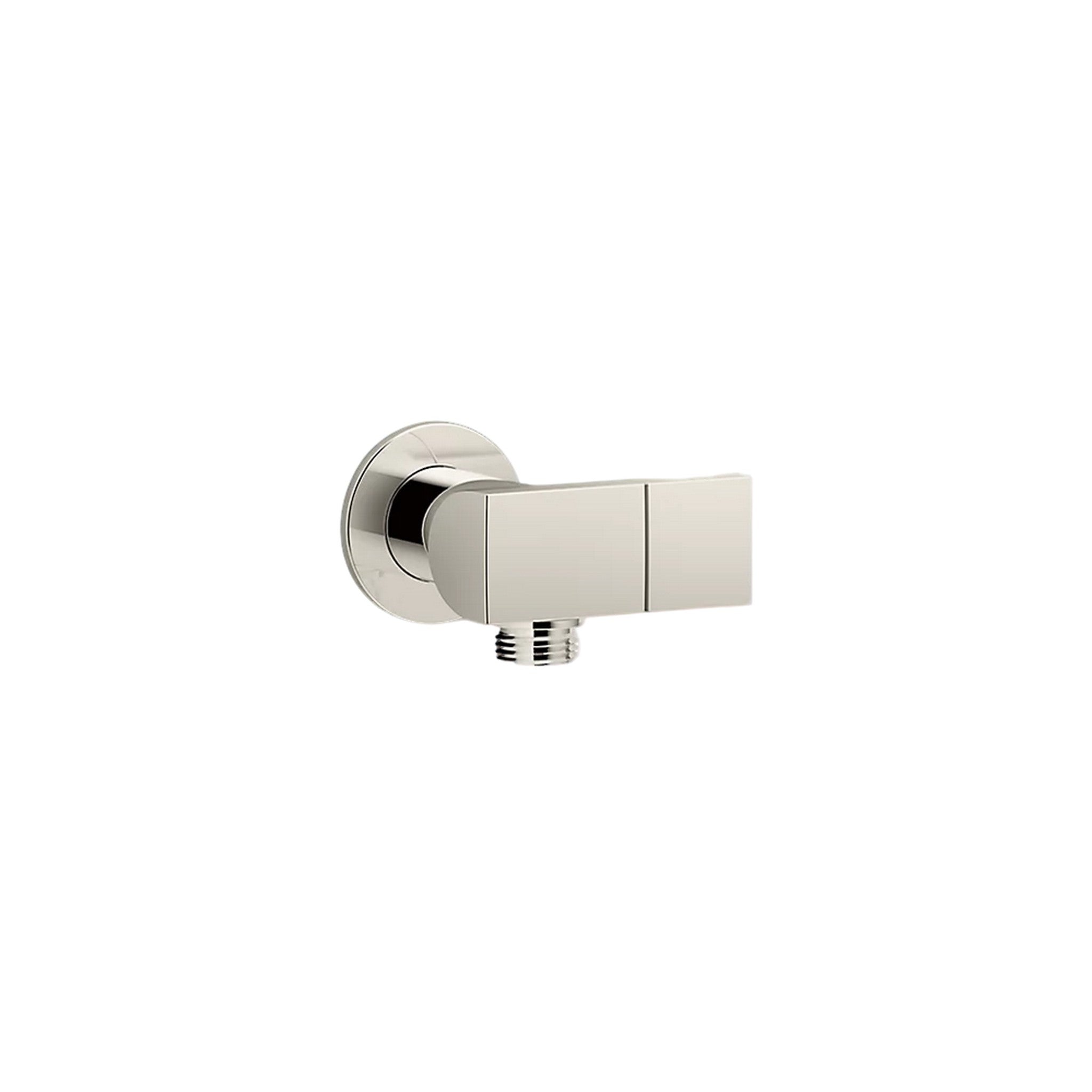 EXHALE WALL-MOUNT HANDSHOWER HOLDER WITH SUPPLY ELBOW AND CHECK VALVE