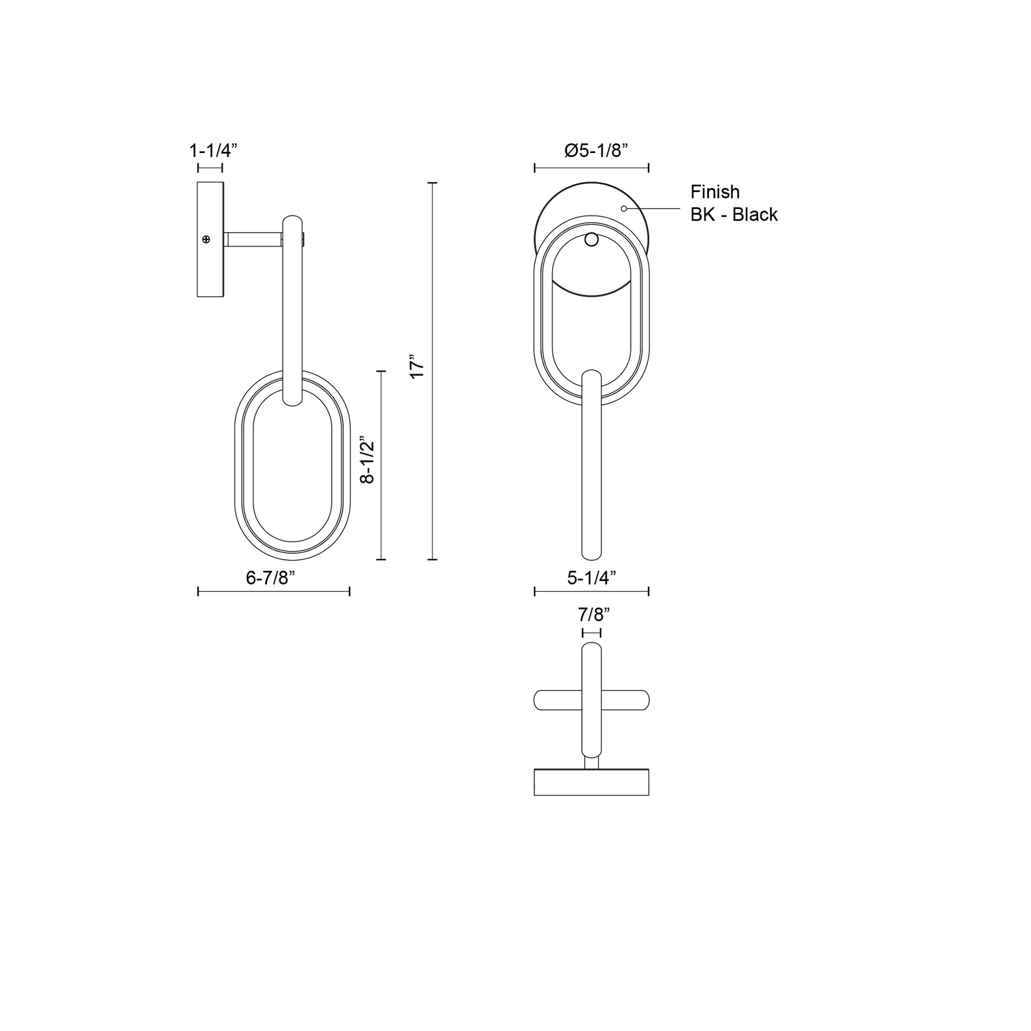 AIREN 17-INCH WALL SCONCE - robinsonco.ca
