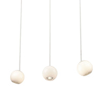 EUROPA 3 LIGHT LED LINEAR CHANDELIER