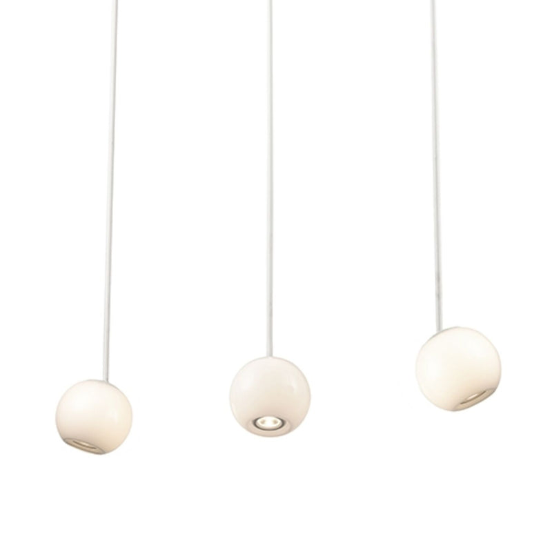 EUROPA 3 LIGHT LED LINEAR CHANDELIER