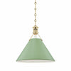 PAINTED NO.2 ONE LIGHT 16" PENDANT - robinsonco.ca