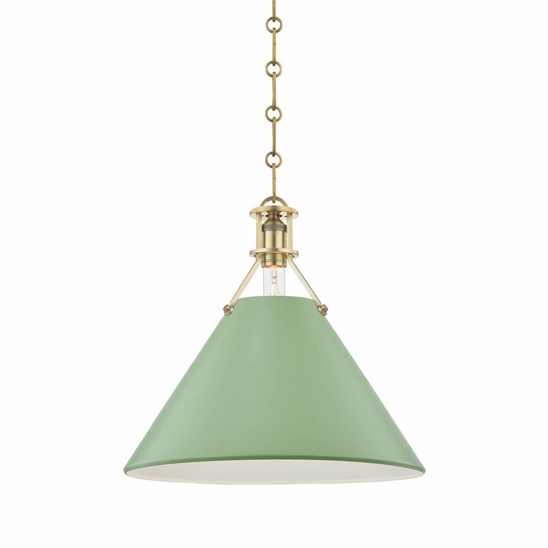 PAINTED NO.2 ONE LIGHT 16" PENDANT - robinsonco.ca