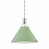 PAINTED NO.2 ONE LIGHT 16" PENDANT - robinsonco.ca