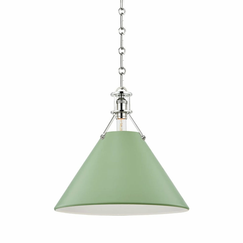 PAINTED NO.2 ONE LIGHT 16" PENDANT - robinsonco.ca
