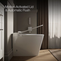 LEAP™ ONE-PIECE ELONGATED SMART TOILET, DUAL-FLUSH - robinsonco.ca
