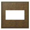 ADORNE 2-GANG CAST METAL WALL PLATE