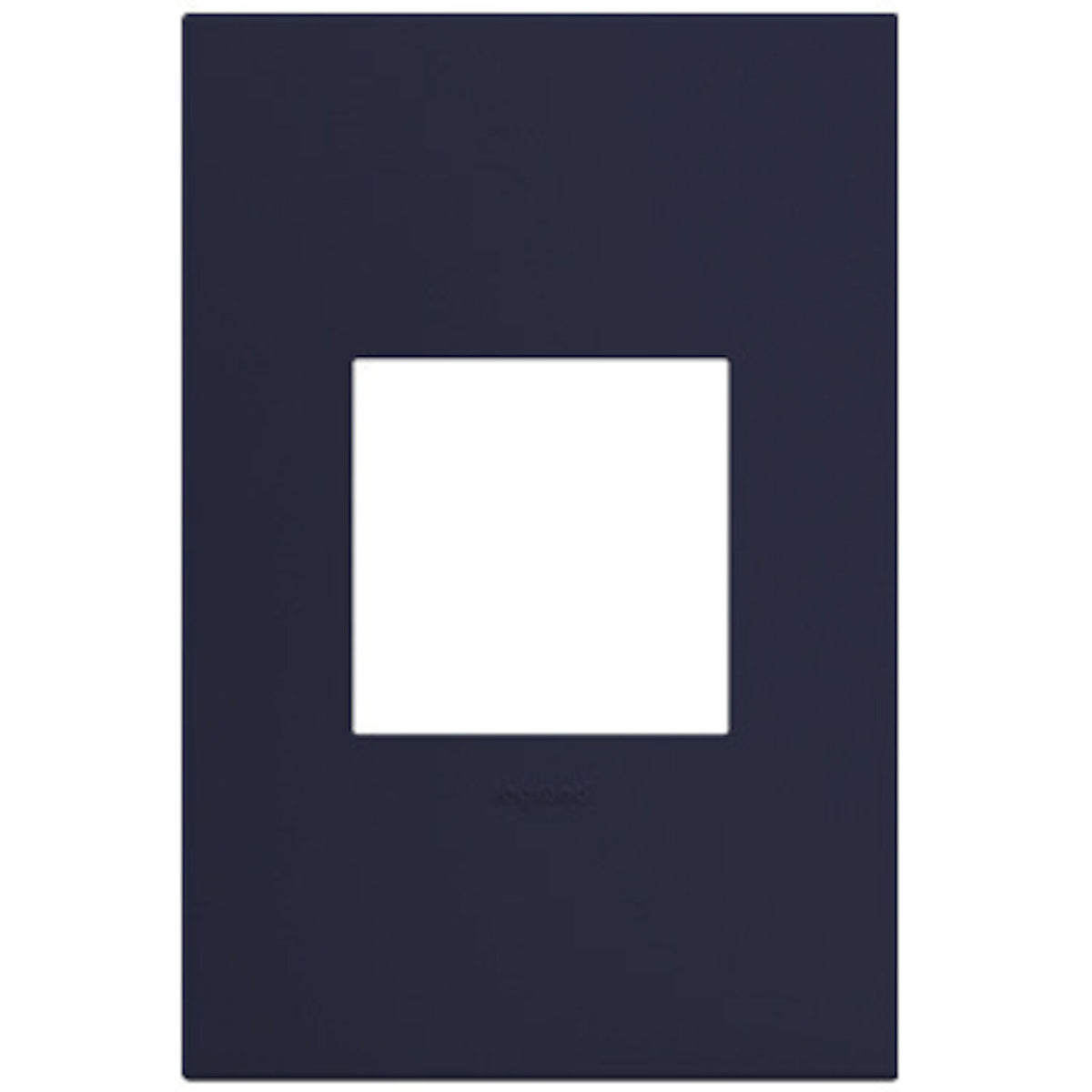 ADORNE BLUE NOIR ONE-GANG SCREWLESS WALL PLATE