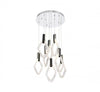 CATANIA 8 LIGHT ROUND LED CHANDELIER