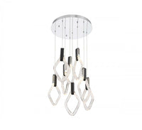 CATANIA 8 LIGHT ROUND LED CHANDELIER