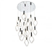 CATANIA 18 LIGHT ROUND LED CHANDELIER