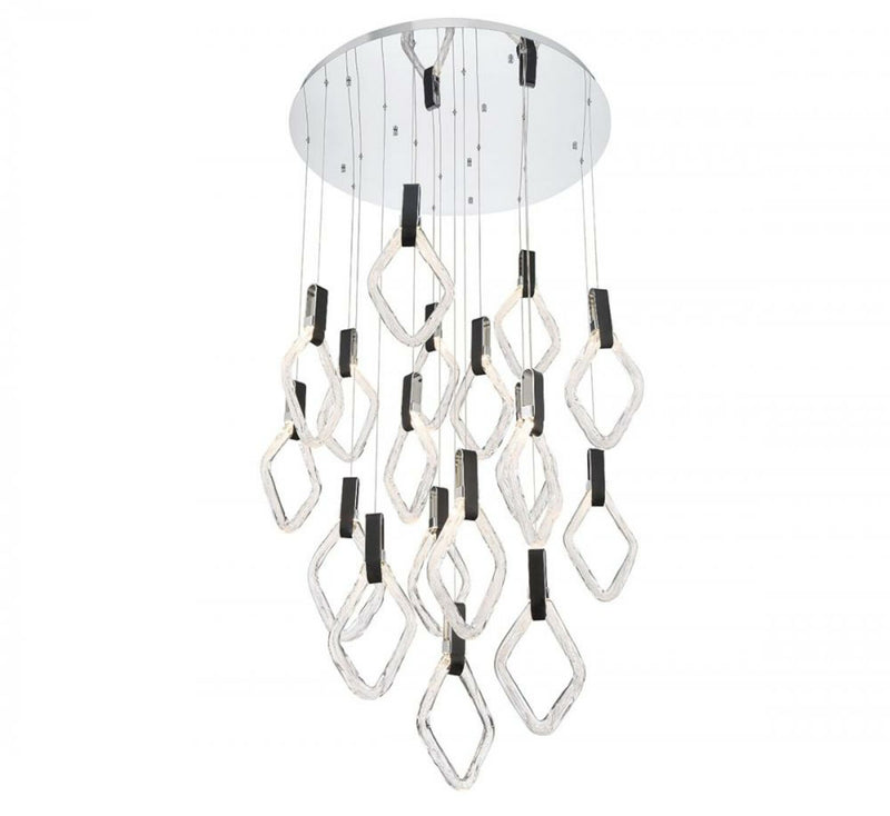 CATANIA 18 LIGHT ROUND LED CHANDELIER