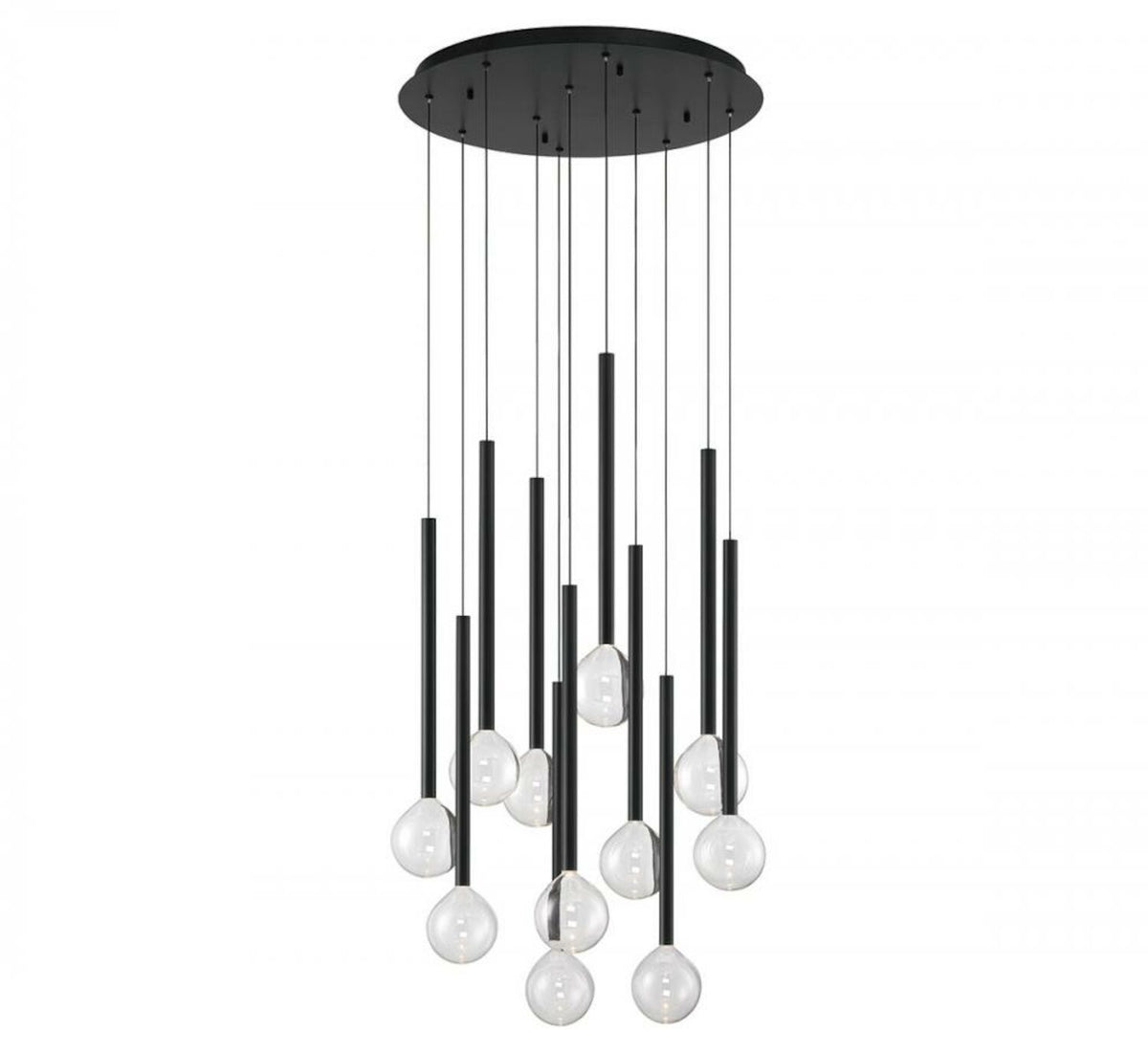 POSITANO 11 LIGHT ROUND LED CHANDELIER