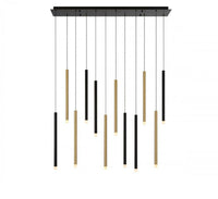 AMALFI 12 LIGHT LINEAR LED CHANDELIER - robinsonco.ca