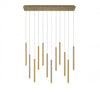 AMALFI 12 LIGHT LINEAR LED CHANDELIER - robinsonco.ca