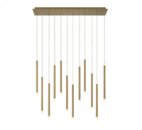 AMALFI 12 LIGHT LINEAR LED CHANDELIER - robinsonco.ca