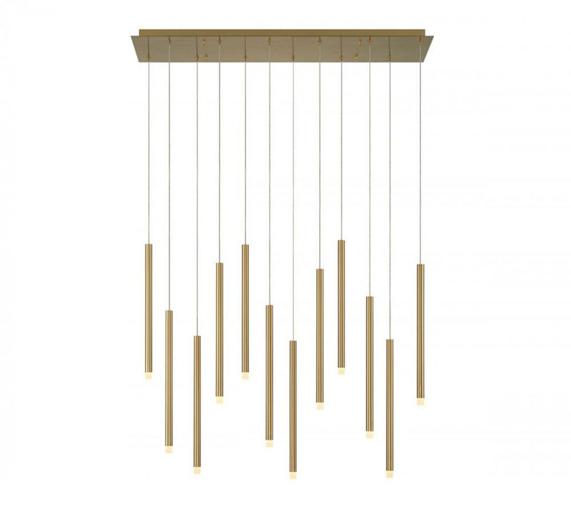AMALFI 12 LIGHT LINEAR LED CHANDELIER - robinsonco.ca