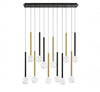 POSITANO 12 LIGHT LINEAR LED CHANDELIER - robinsonco.ca