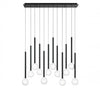 POSITANO 12 LIGHT LINEAR LED CHANDELIER