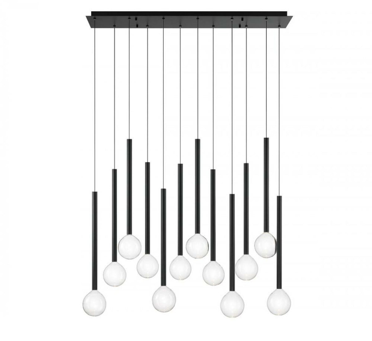 POSITANO 12 LIGHT LINEAR LED CHANDELIER