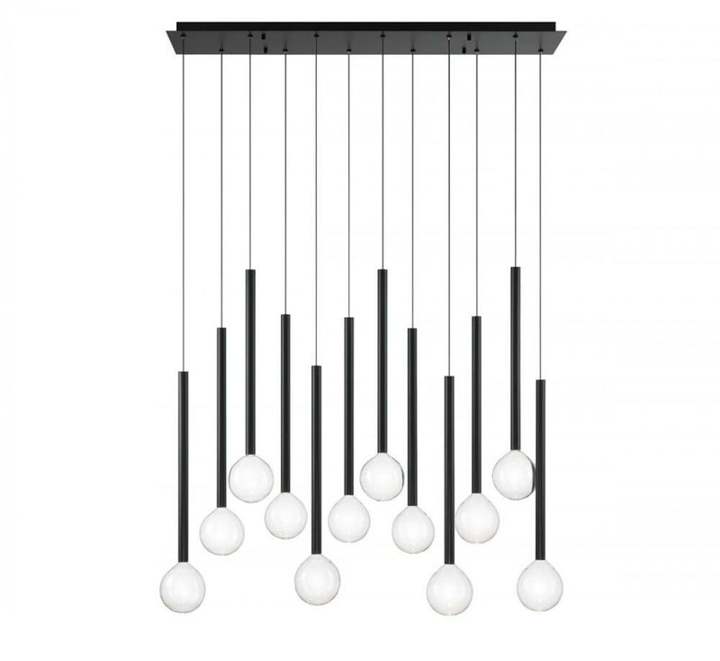 POSITANO 12 LIGHT LINEAR LED CHANDELIER