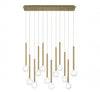 POSITANO 12 LIGHT LINEAR LED CHANDELIER - robinsonco.ca