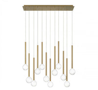POSITANO 12 LIGHT LINEAR LED CHANDELIER - robinsonco.ca