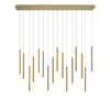 AMALFI 16 LIGHT LINEAR LED CHANDELIER - robinsonco.ca