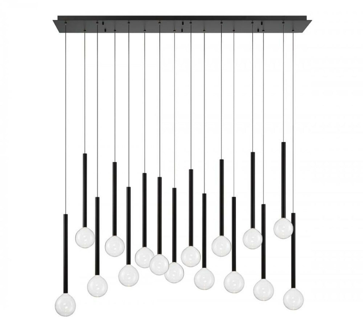 POSITANO 16 LIGHT LINEAR LED CHANDELIER