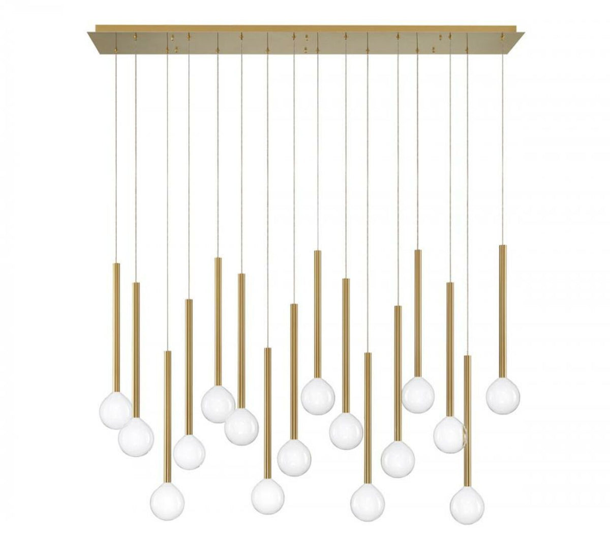 POSITANO 16 LIGHT LINEAR LED CHANDELIER - robinsonco.ca