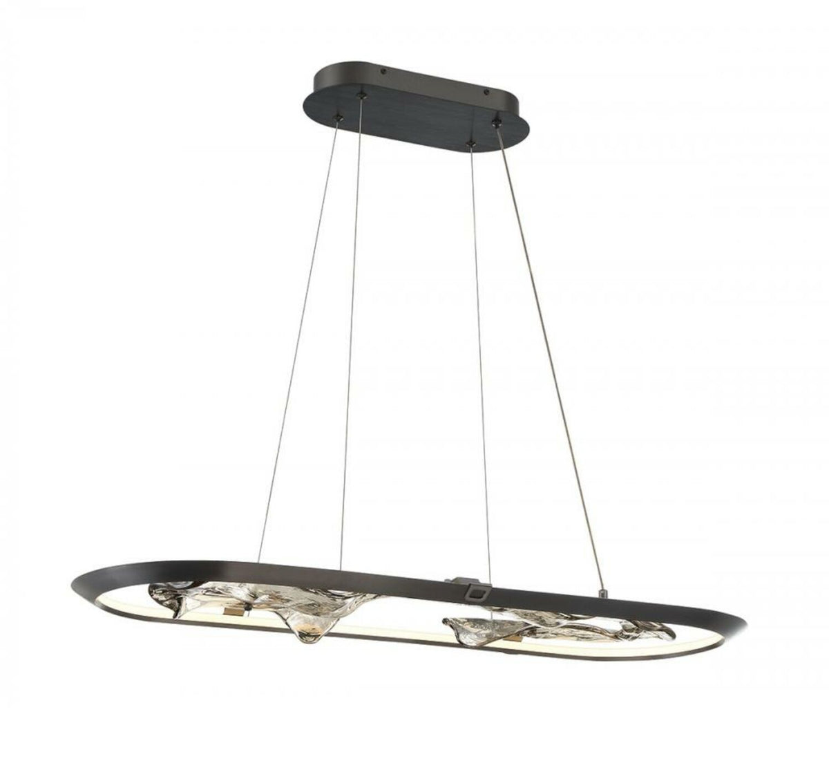 NETTUNO SMALL OVAL LED CHANDELIER