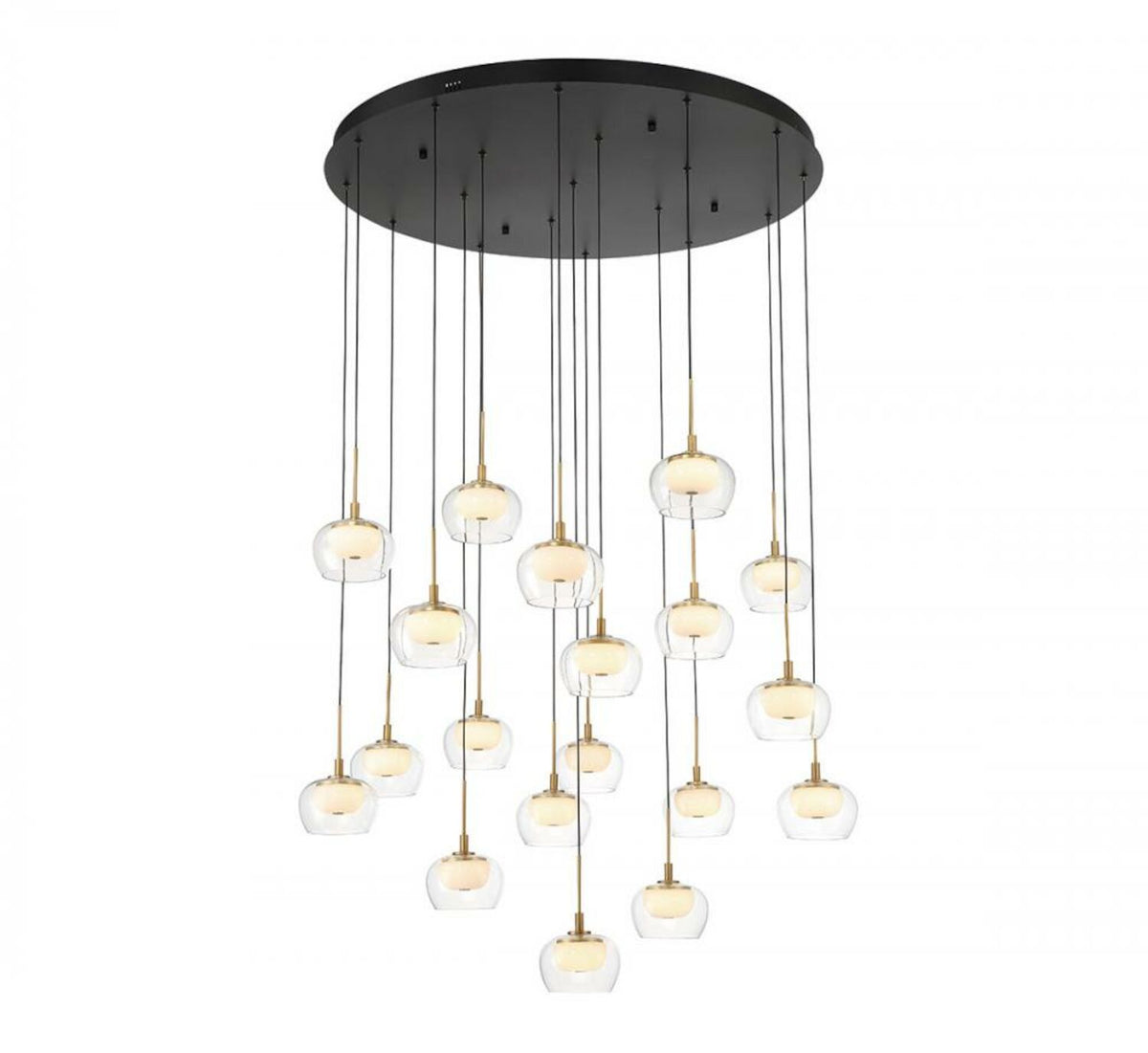 MANAROLA 19 LIGHT ROUND LED CHANDELIER